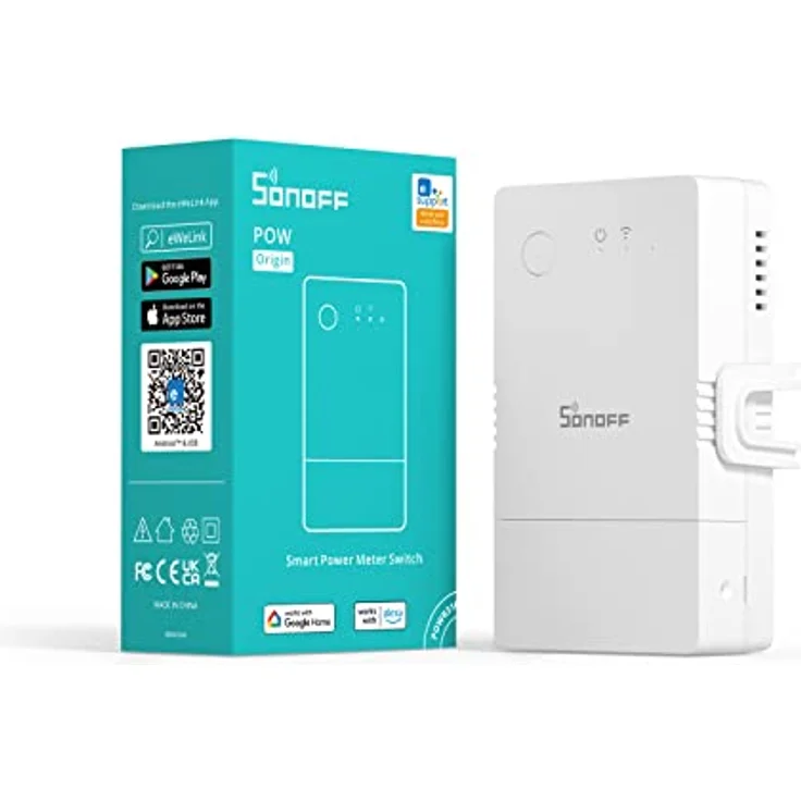 Sonoff Smart Switch POW (POWR316) Origin R3 1 Kanal 16A Schaltaktor mit Energiemessung WLAN – Bild 2
