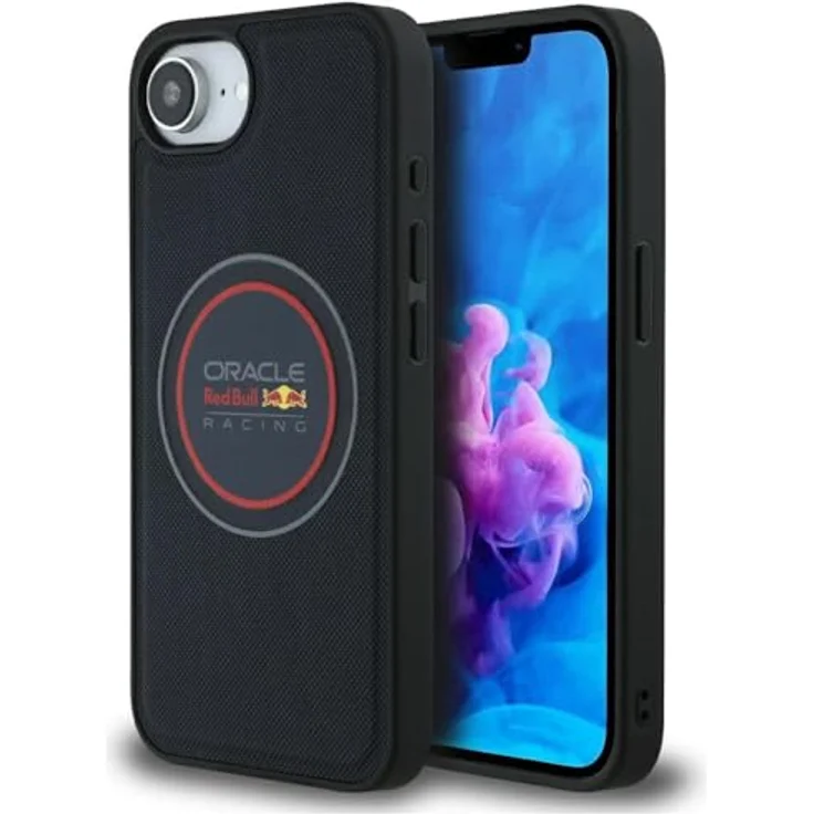 Red Bull Smartphone Hülle Meshed Logo und Red Ring MagSafe, navy blue für iPhone 16e, robuster Schutz aus umweltfreundlichem Kunststoff – Bild 1