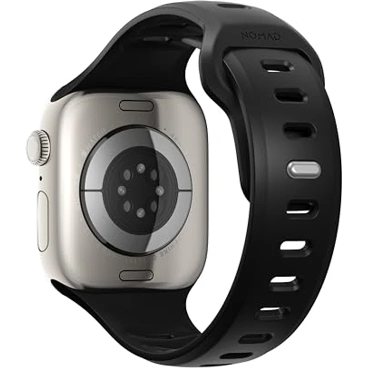 NOMAD Tempo Band für Apple Watch 46mm, wasserfestes und schlankes Sportarmband, Black – Bild 2