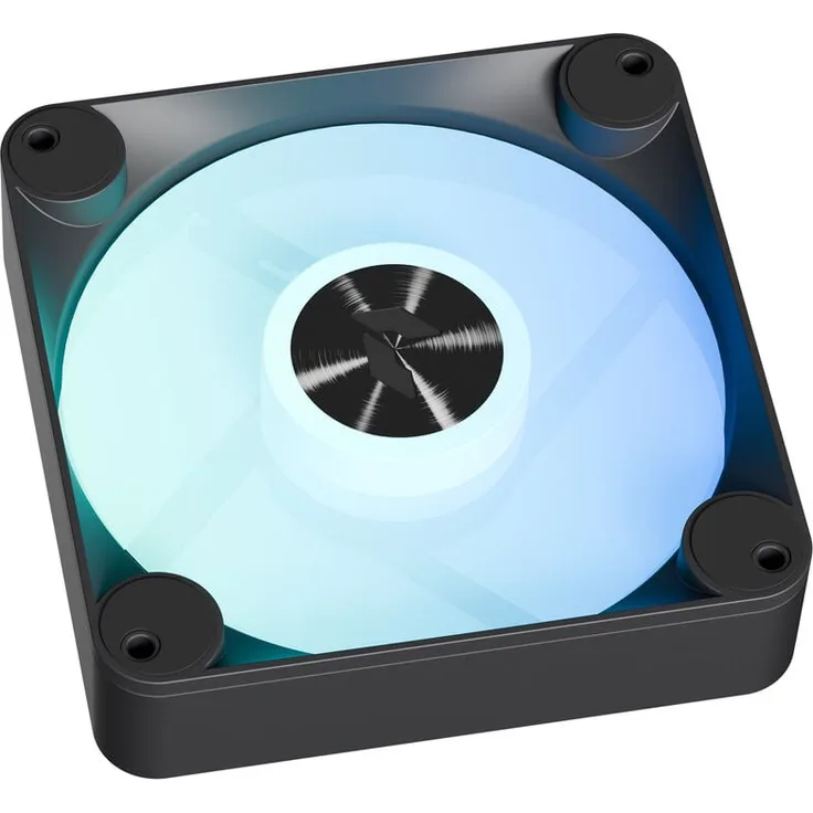 APNX FP1-R PWM-Lüfter, Reversed, RGB - schwarz, 120mm - Gehäuselüfter mit verbessertem Airflow und anpassbarer RGB-Beleuchtung