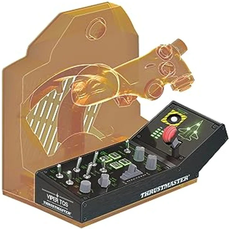 Thrustmaster Viper Panel für PC, Steuerpanel mit Hintergrundbeleuchtung, Zur Verwendung mit dem Viper TQS oder Eigenständig, 43 Aktionstasten aus Metall, Abwurffunktion, Trimmung, Fahrwerk - Preisvergleich – Bild 4