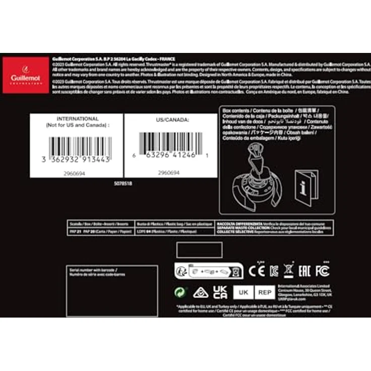 Thrustmaster T.Flight Stick X Schwarz (2960694) (PC, PS3) – Bild 8