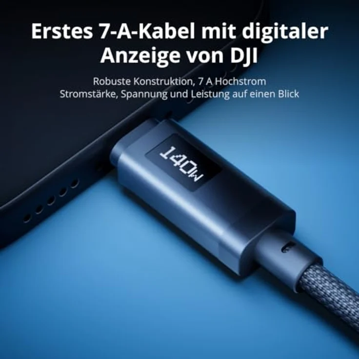 DJI Power 140W GaN Ladegerät (EU) Kombo, Grau, kompakt mit intelligenter Temperaturregelung und dynamischer Leistungsverteilung – Bild 4