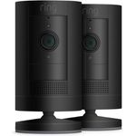 Ring Stick Up Cam Battery - 2-pack - (1920 x 1080 Pixels), Netzwerkkamera, Schwarz