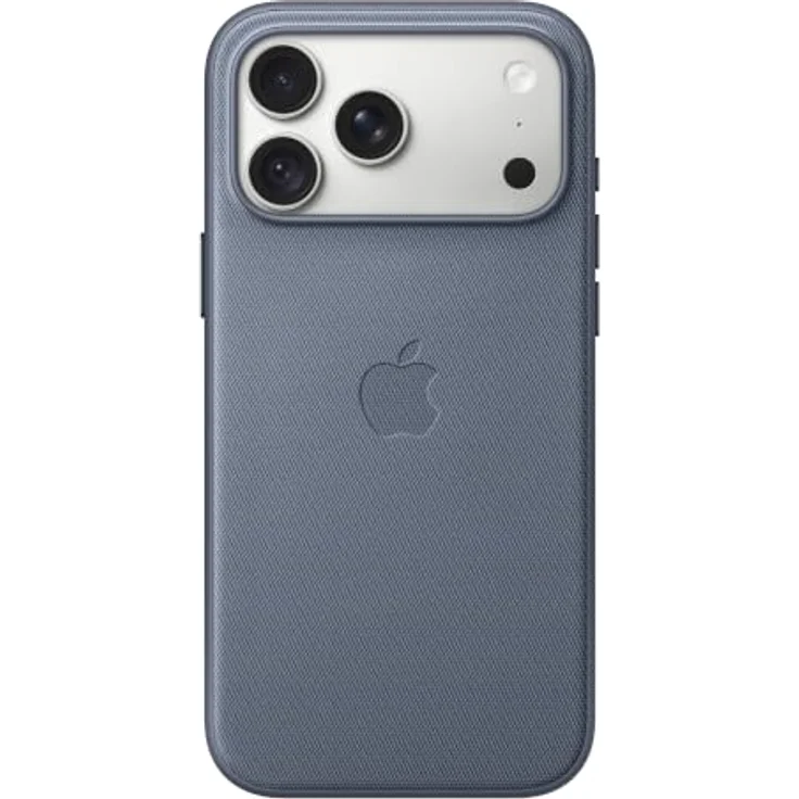 Apple TechWoven Case iPhone 18 Pro Max, Chambrayblau, MagSafe-kompatibel, recyceltes Polyester mit Magneten für kabelloses Laden – Bild 3