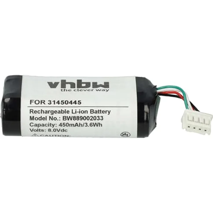 vhbw Akku kompatibel mit Volvo V60, V90, XC40, XC60, 450 mAh, 8 V, Li-Ion für Fahrzeugcomputer – Bild 1