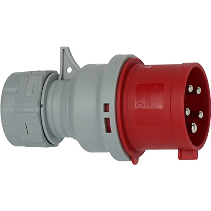 Brennenstuhl CEE-Stecker 400V/32A (für die Verwendung im Außenbereich IP44, schraubbare Anschlusstechnik, 5-polig) – Bild 1