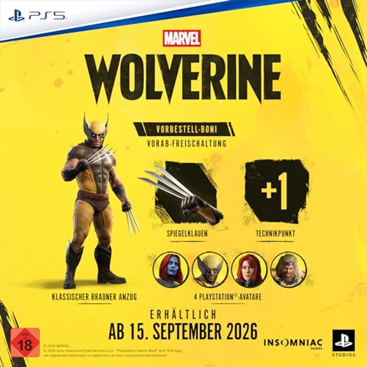 INSOMNIAC GAMES Marvel's Wolverine, PS5-Spiel mit actiongeladenem Abenteuer und beeindruckender Grafik – Bild 2