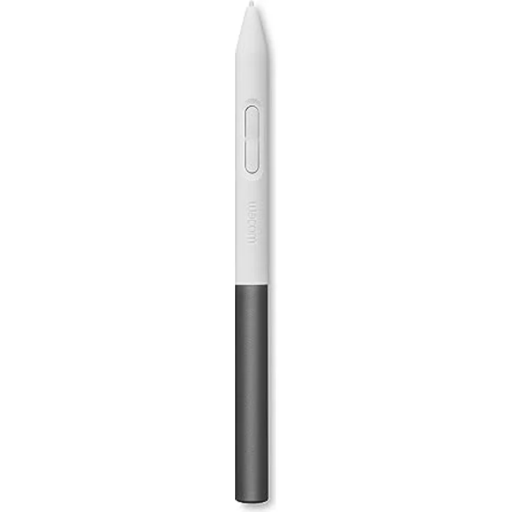 Wacom One Standardstift, druckempfindlicher, batterieloser Stift für Wacom One Stifttabletts und -Displays, grau-weiß – Bild 4