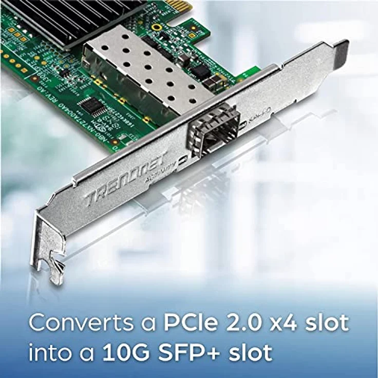TRENDnet 10 Gigabit PCIe SFP+ Netzwerkadapter, Standard- und flache Halteklammern inbegriffen, TEG-10GECSFP – Bild 6
