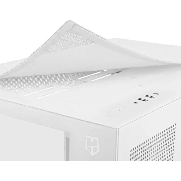 NOX Hummer Galaxy White, Mid Tower ATX Gehäuse aus gehärtetem Glas mit ARGB-Beleuchtung und verbesserte Kühlung – Bild 6