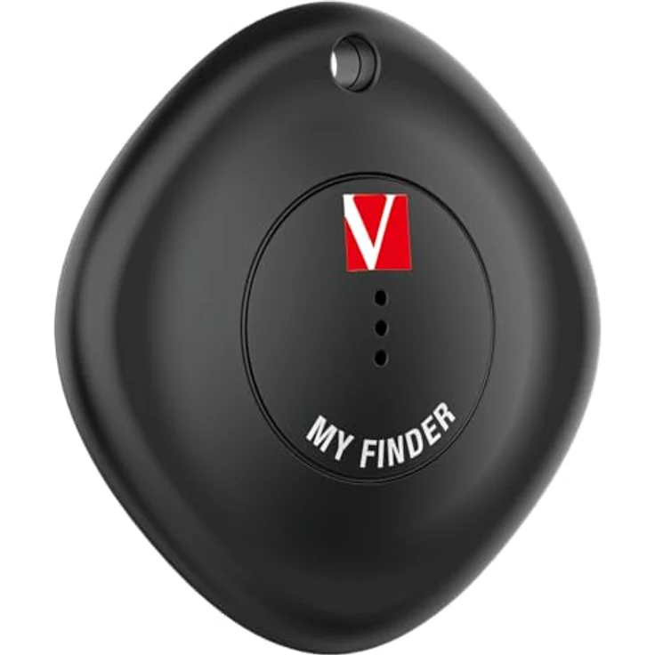 Verbatim My Finder, Bluetooth Tracker für Rucksack, Koffer, Geldbörse, Schlüssel, kompatibel mit Apple „Wo ist?“, Schlüsselfinder mit austauschbarer Batterie, schwarz – Bild 3