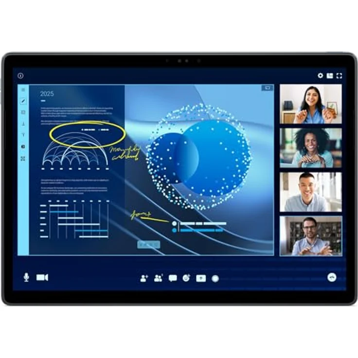 Dell Latitude 7350 Detachable, 13" Notebook mit Intel Core Ultra 7, 16 GB RAM, 512 GB SSD, schwarz – Bild 2