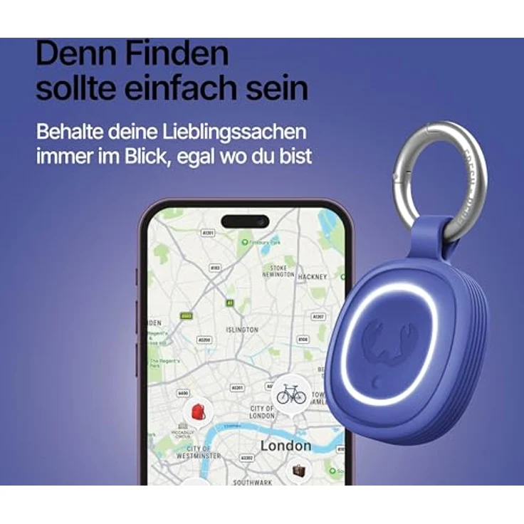 Fresh n Rebel 178135 Kabelschloss, Tropfsicher und Schlagfest, 10 m, Blau, Grün, Schwarz – Bild 2