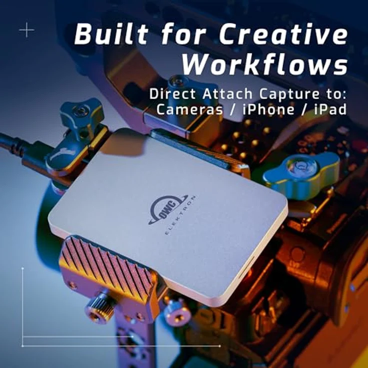 OWC 240GB Envoy Pro Elektron ultra compact USB-C 10Gb/s dust & water resistant rugged - Read/Write ov... (240 GB), Externe SSD, Silber – Bild 6