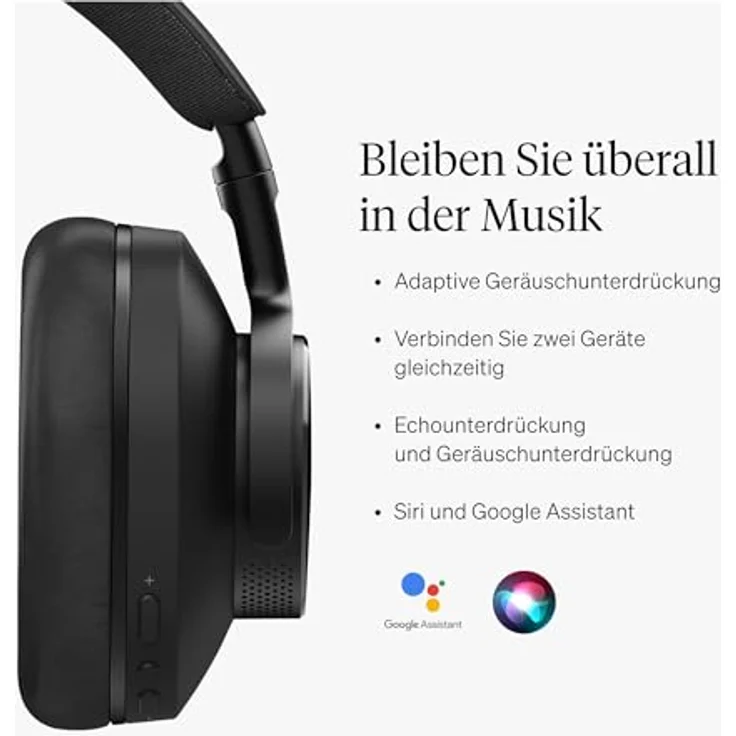 Cambridge Audio Melomania P100 SE Kopfhörer – Bluetooth mit aktiver Geräuschunterdrückung, 100 Stunden Wiedergabezeit und austauschbarem Akku – Schwarz – Bild 5