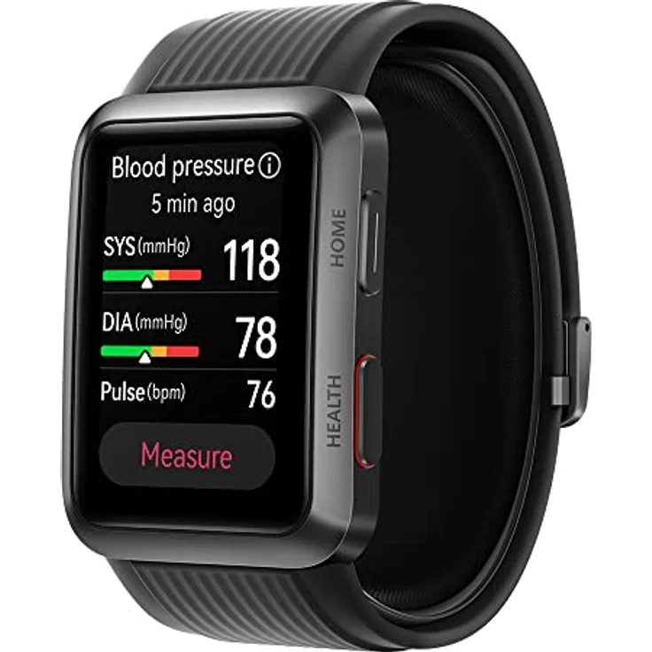 HUAWEI WATCH D Smartwatch, Tracker mit Blutdruck-, Herzfrequenz-, Schlaf- & SpO2-Monitor, 24/7 Stressüberwachung, Hauterkennung, 70+ Trainingsmodi, 7 Tage Akkulaufzeit, Deutsche Version – Bild 1