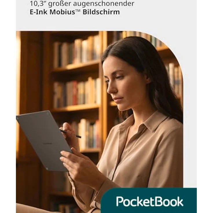 PocketBook InkPad One, 10,3 Zoll E-Book-Reader mit Smartlight, Bluetooth, Notizfunktion und mattschwarzer Oberfläche – Bild 2