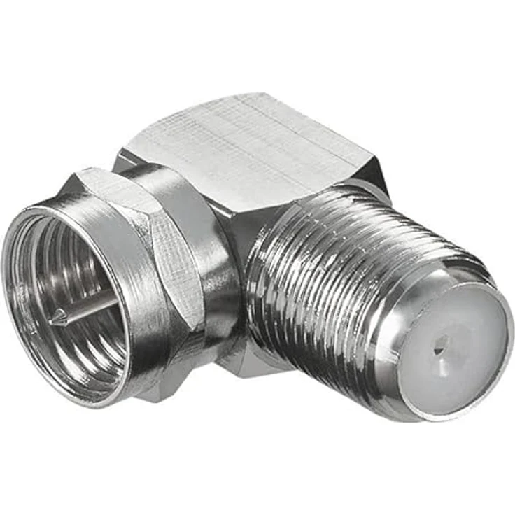 Kompaktadapter Winkelübergang F-Stecker - F-Kupplung – Bild 2