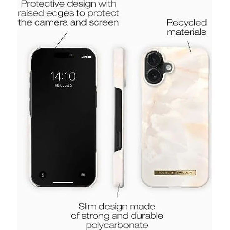 IDEAL OF SWEDEN Printed Case für Apple iPhone 16 Pro, Backcover in Pearl Marble – Bild 3