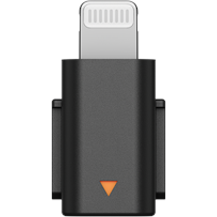 DJI Mic Mini Mobile Phone Adapter (Lightning), Hochwertiger Mikrofonadapter für iPhone, Plug and Play, kompakt und portabel