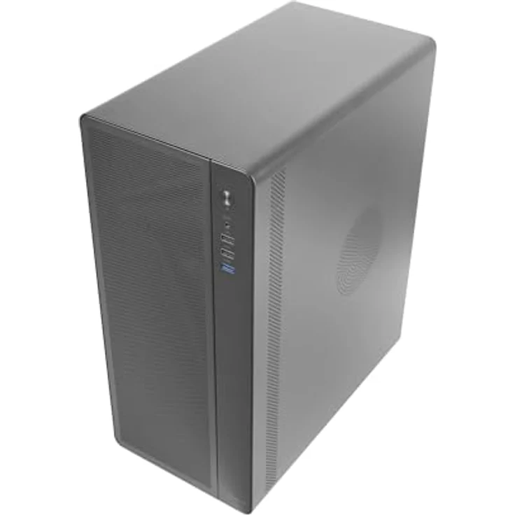 Tacens AERO Midi Tower PC-Gehäuse, ATX, schwarz, mit 1x 120mm Lüfter und USB 3.0 Anschluss – Bild 3