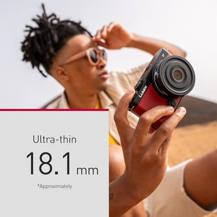 Panasonic Lumix S F/8 Pancake-Objektiv 26 mm, Weitwinkel, manuelle Fokussierung, schwarz – Bild 3