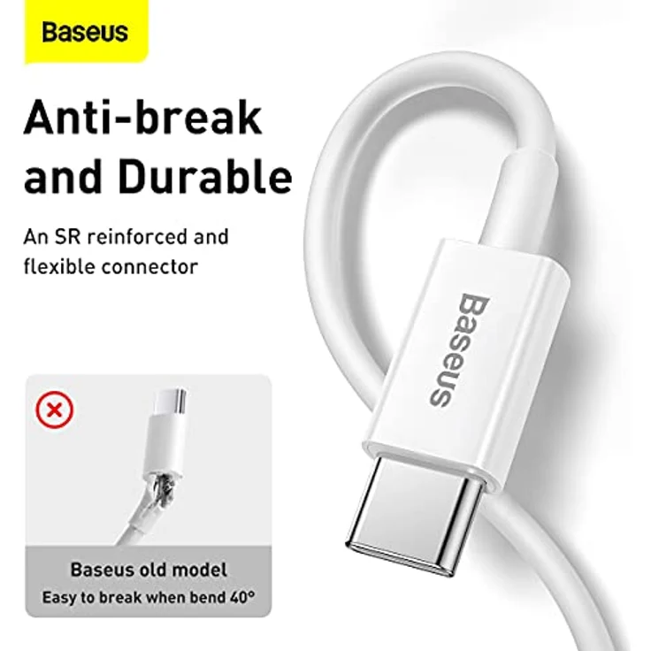 Baseus Cable Superior - Type C to Lightning - PD 20W 2 m (CATLYS-C02) white – Bild 4