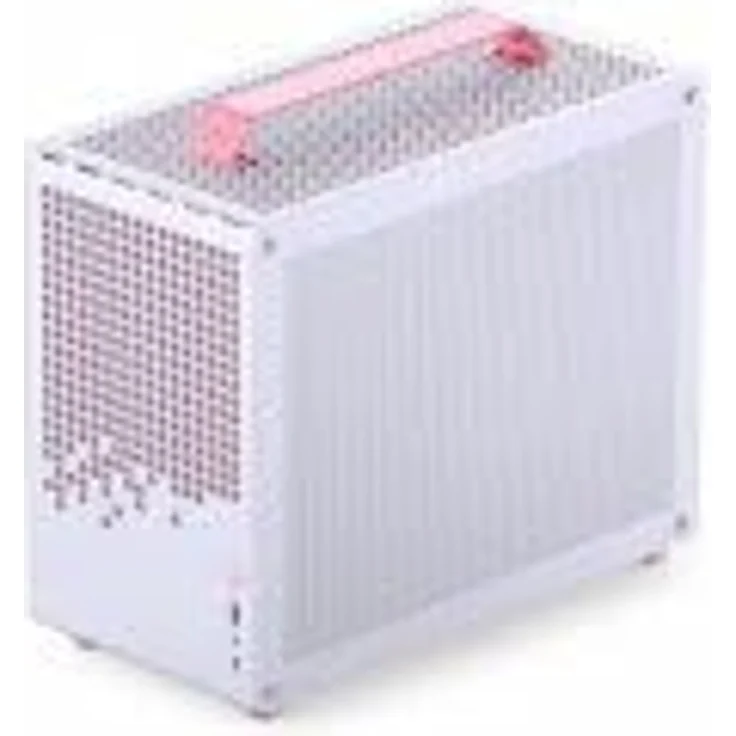 Jonsplus Z20 Micro-ATX Gehäuse - Kompakt, SFX-PSU kompatibel, weiß/pink – Bild 3