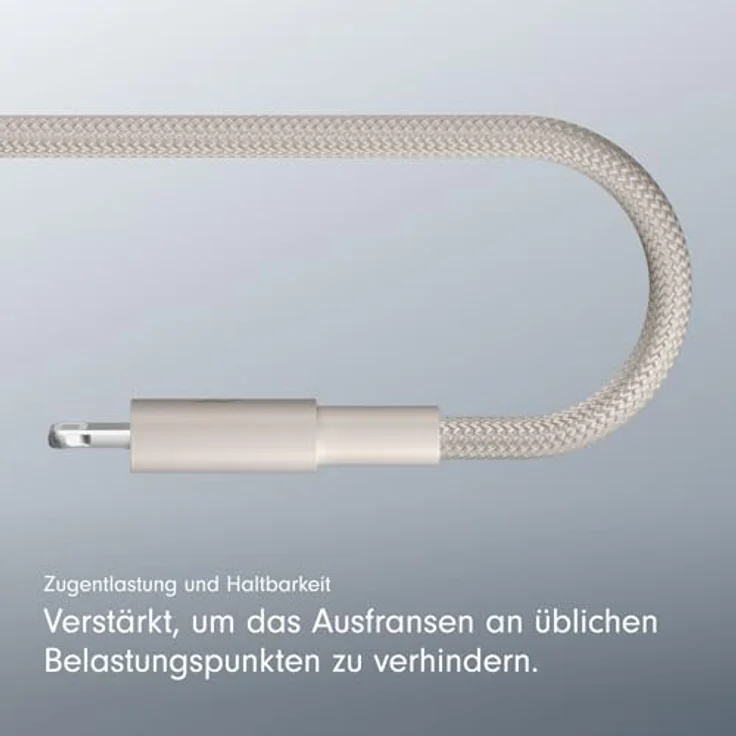 Apple USB-C auf Lightning Gewebtes Kabel, 150 cm, Surge Stone, für iPhone und iPad – Bild 5