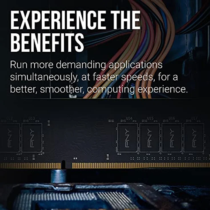 PNY 16GB Performance DDR4 3200MHz CL22 1.2V Desktop Memory (MD16GSD43200-TB) – Bild 5