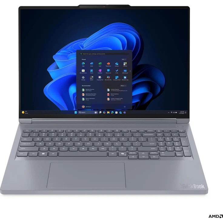 Lenovo ThinkBook 16p Gen 6, 16" Notebook mit AMD Ryzen 9 8940HX, 64 GB RAM, 1000 GB SSD, Windows 11 Pro, Grau – Bild 1