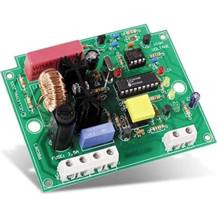 Velleman Whadda Lötbausatz, vielseitiger Dimmer mit Mikroprozessortechnologie, 13 Funktionen, Soft Start, Sicherungssystem und programmierbaren Verzögerungszeiten – Bild 6