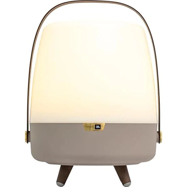 Kooduu - Lite-up Play Sound by Sound by JBL Lautsprecherlampe - Tragbar und Kabellos - Bluetooth-Verbindung und hochwertiger Klang, Erde Braun/Taupe – Bild 4