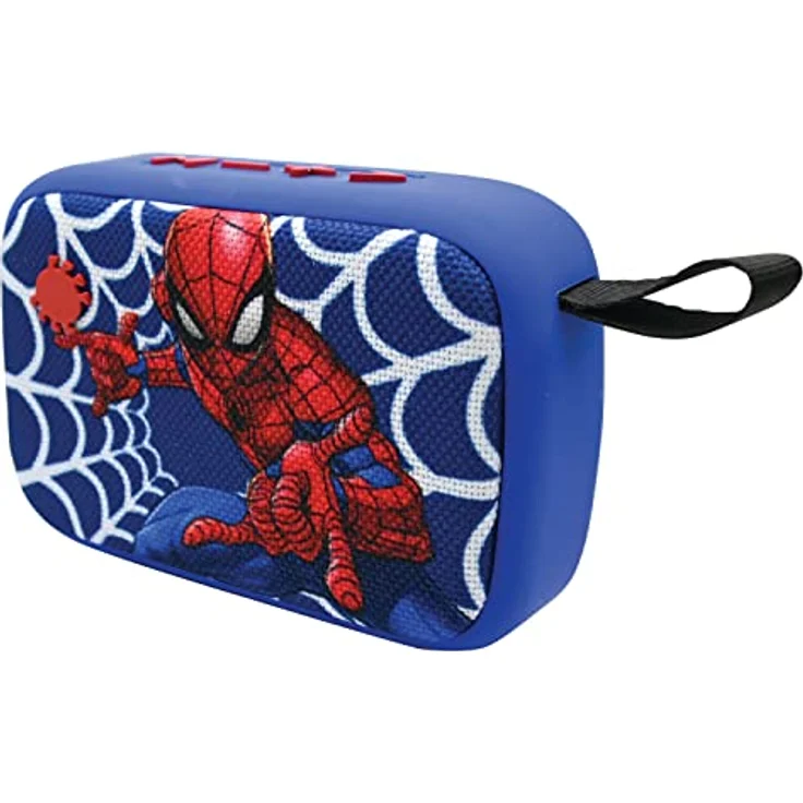 Lexibook BT018SP Marvel Spider-Man Bluetooth-Lautsprecher, blau/rot – Bild 2