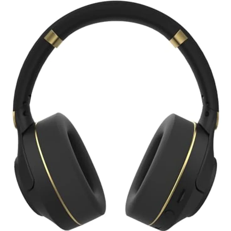 İnca IBK-503 Bluetooth Kopfhörer, kabellose Over-Ear-Headsets mit Mikrofon, 12 Stunden Wiedergabe, AUX & SD-Kartenslot, ergonomisches Design, Schwarz