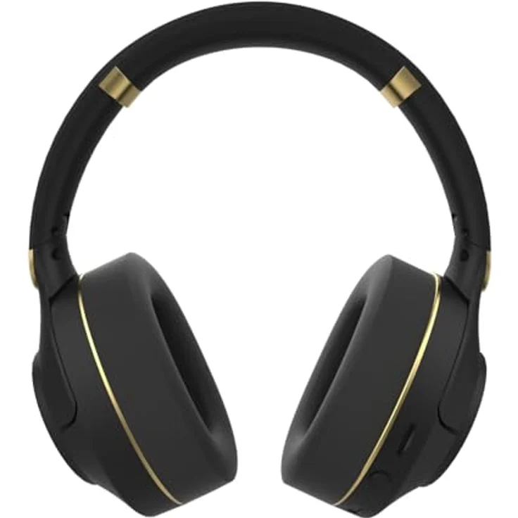 İnca IBK-503 Bluetooth Kopfhörer, kabellose Over-Ear-Headsets mit Mikrofon, 12 Stunden Wiedergabe, AUX & SD-Kartenslot, ergonomisches Design, Schwarz – Bild 1