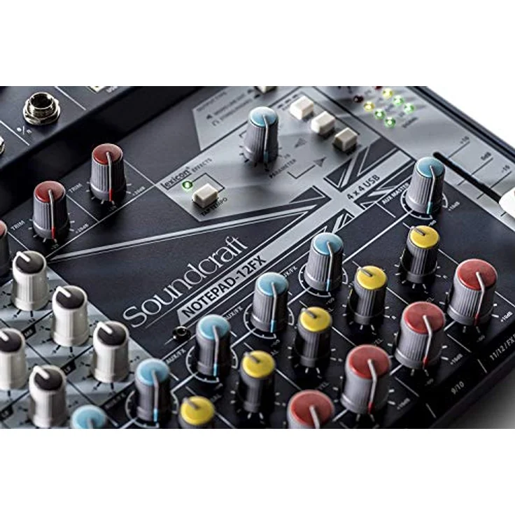 Soundcraft Notepad 12 FX Mischpult, mit USB I-O – Bild 7