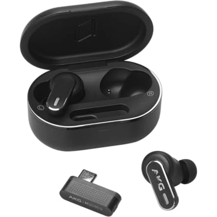 AKG N5 Hybrid True wireless noise cancelling wireless Kopfhörer, Schwarz – Bild 4