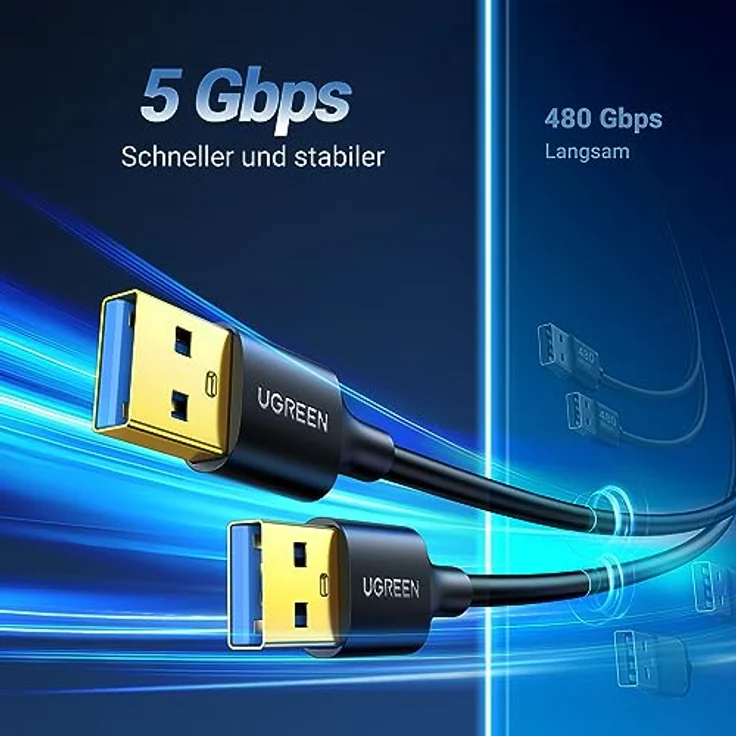 UGREEN USB-A to USB-A Cable 1m - Preisvergleich – Bild 2