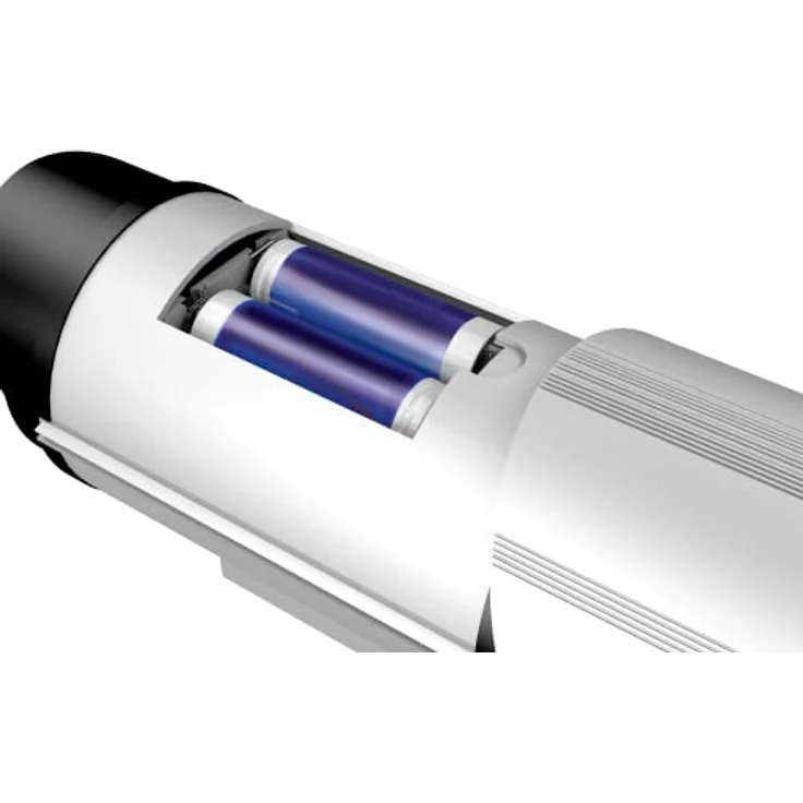 BASI 2er Set Kamera-Attrappe mit blinkendem LED-Licht, Silber, für Innen- und Außenbereich, CCTV, Wandhalterung, drahtlos, 2 Stück – Bild 4
