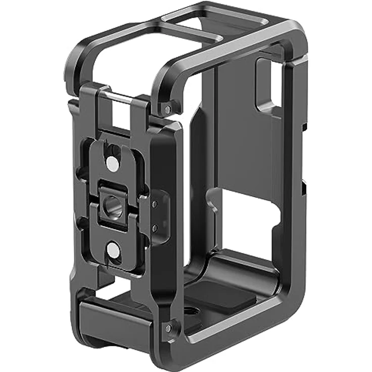 ULANZI OA-14 DJI Osmo Action 3 Metal Cage Rahmen, Cold shoe und 1/4 Zoll Schraubeneingänge, Horizontal & Vertikal Aufnahmemodus – Bild 3