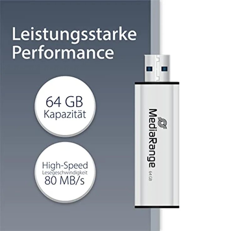 MediaRange MR917 USB 3.0 Speicherstick, 64GB – Bild 2