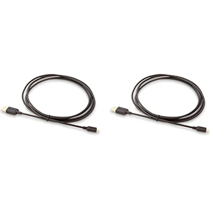 AmazonBasics 7WXKV4 Verbindungskabel, USB 2.0, USB-A-Stecker auf Micro-USB-B-Stecker (2 Stück), 1,82 m, Schwarz - Preisvergleich – Bild 4