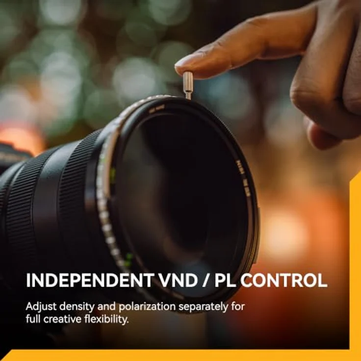 NiSi True Color VND/PL 1-5 Stops 49mm, Kombinationsfilter für Lichtreduktion und Reflexionskontrolle – Bild 9