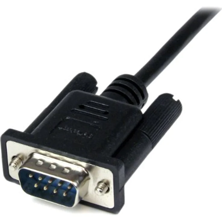 StarTech.com Seriell DB9 RS-232 Nullmodemkabel - Schwarz - St/Bu - Nullmodemkabel - DB-9 (M) - DB-9 (W) - 2,0m - Schwarz (SCNM9FM2MBK) – Bild 5