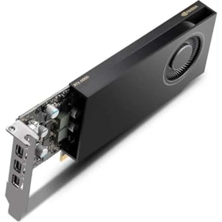 PNY Quadro 8GB NVIDIA RTX A1000 Ampere Low Profile Grafikkarte, 8 GB GDDR6-Speicher, 7680 x 4320 Auflösung, ideal für professionelle Anwender, Small Box – Bild 2