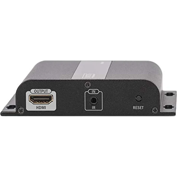 DIGITUS Professional 4K HDMI Extender (Empfängereinheit), IP fähig und Direktverbindung (Cat 5, 5e, 6), bis zu 253 Empfänger, Auflösung 3840x2160p mit 30 Hz, Schwarz – Bild 2