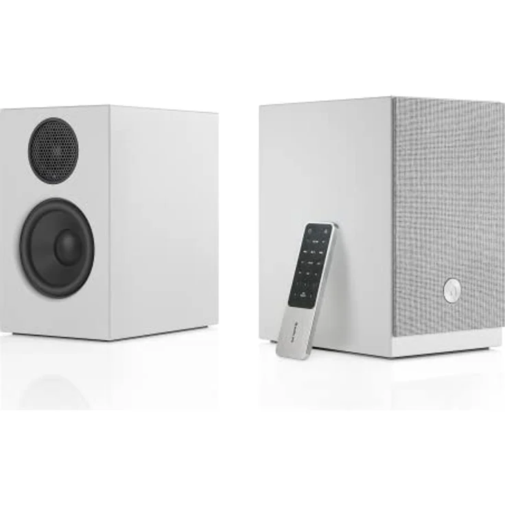 Audio Pro A28 - Kabellose Aktiv Multiroom Lautsprecher mit Bluetooth & WiFi - Stereo Speaker für Home Entertainment mit AirPlay 2, Chromecast, Spotify - Weiss – Bild 4