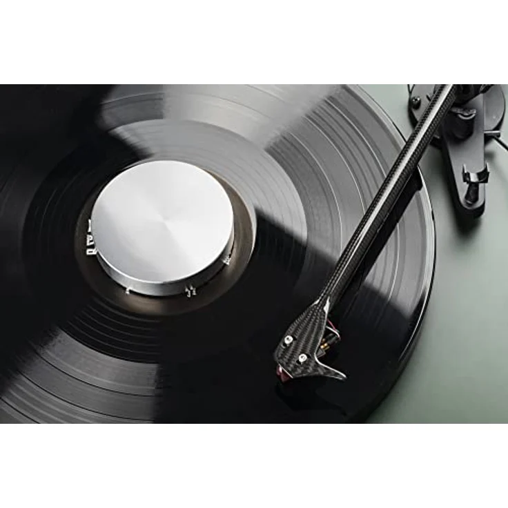 Pro-Ject Record Puck E, Modernes Plattengewicht aus Aluminium zur Reduktion von unerwünschten Resonanzen, Silber – Bild 2
